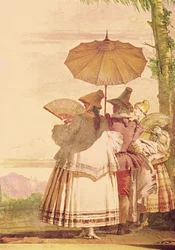 Sommerpromenaden, ca. 1757